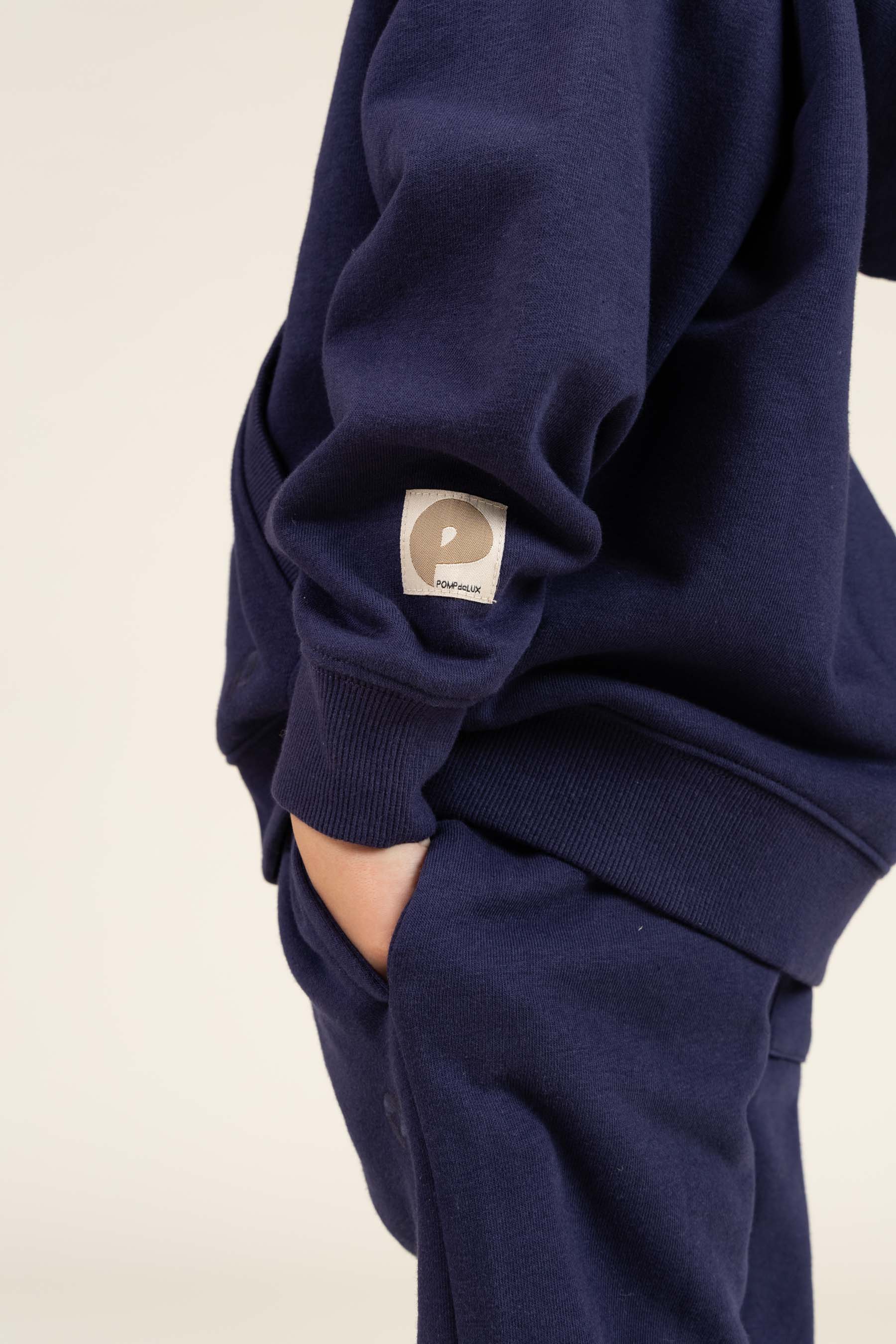 Klassieke hoodie met rits - Tween - Navy | 100375 Felix