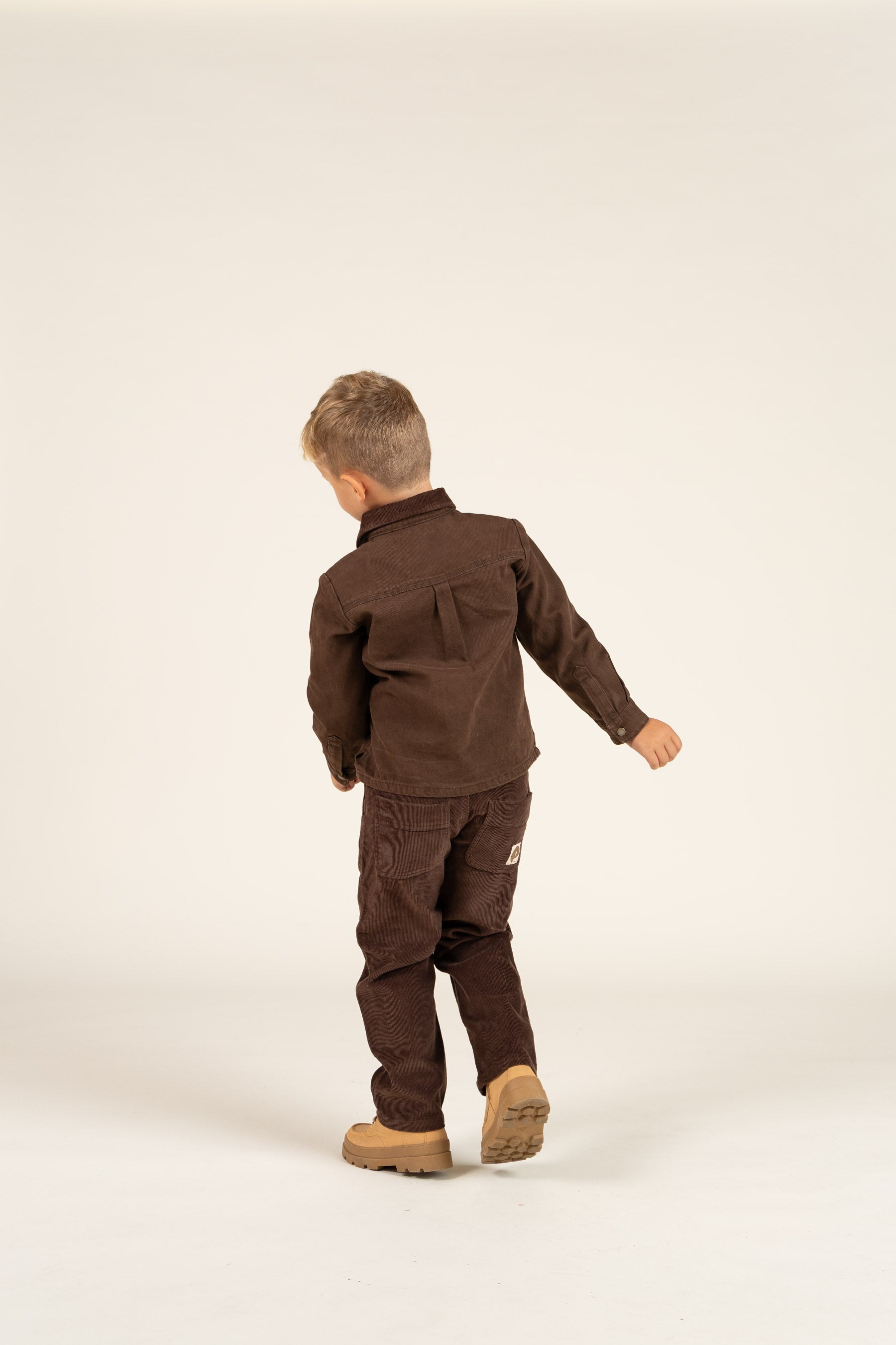 Twill overhemd - Kids - Chocolate | 100610 Carter