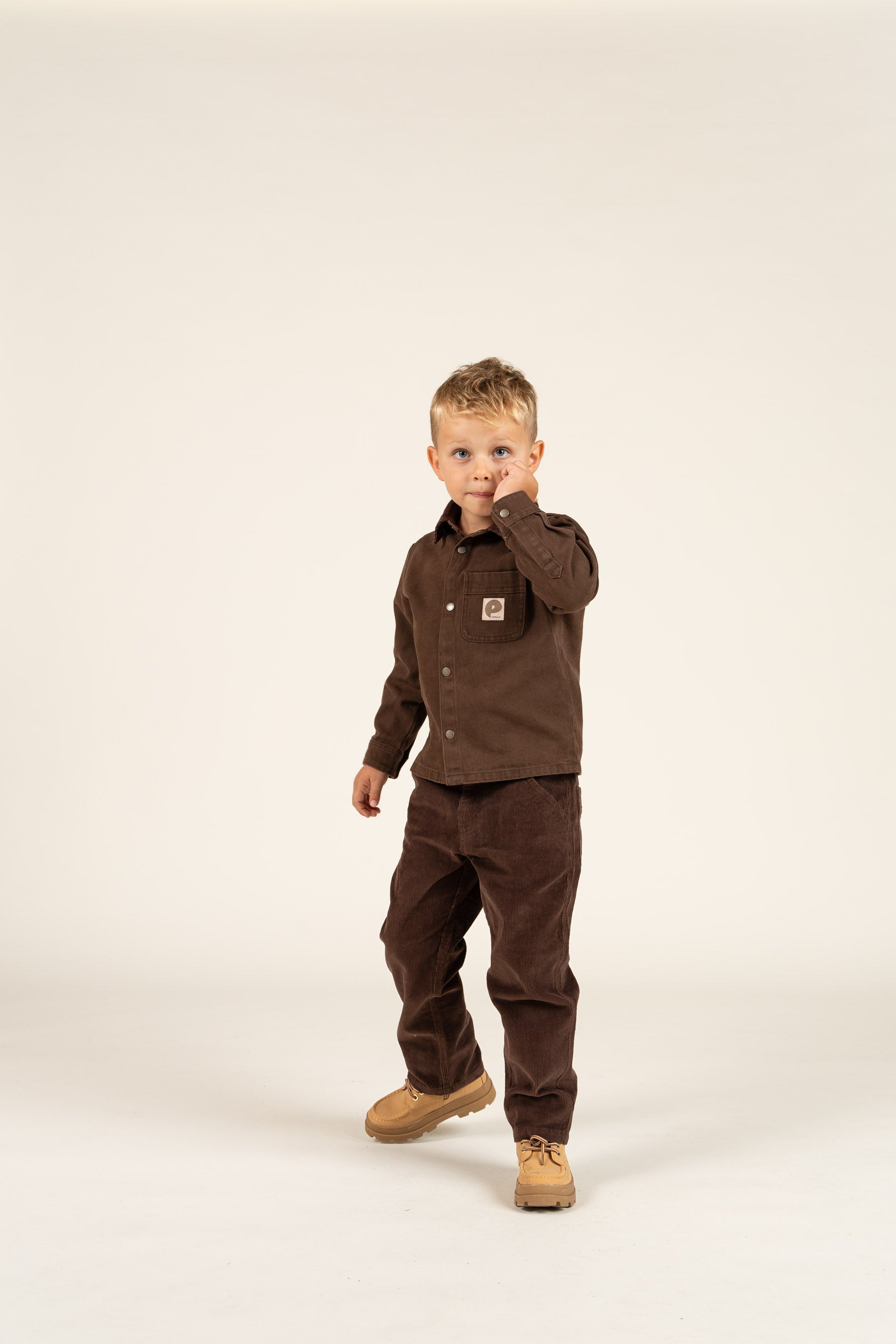Corduroy broek - Kids - Chocolate | 100608 Connor