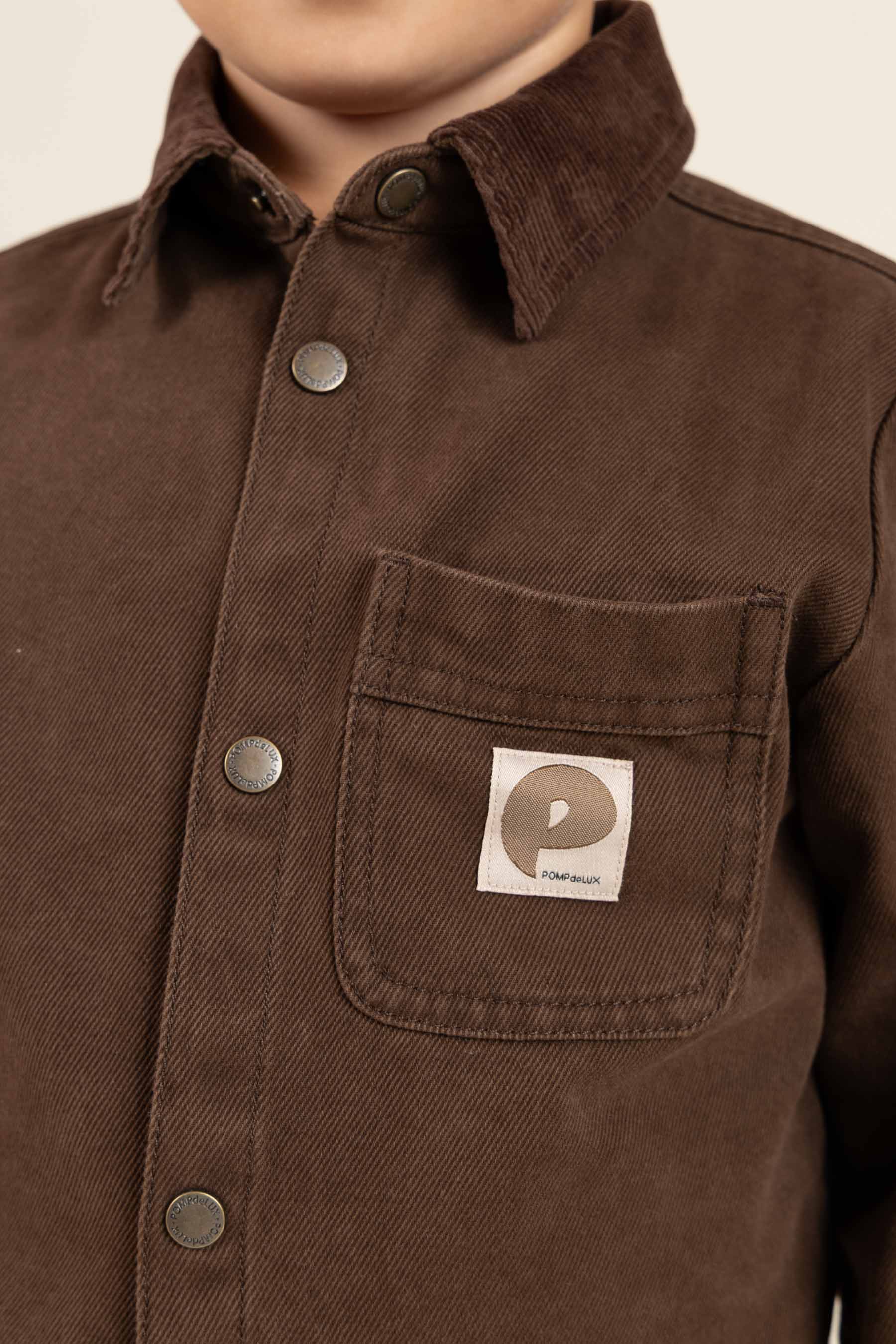 Twill overhemd - Kids - Chocolate | 100610 Carter
