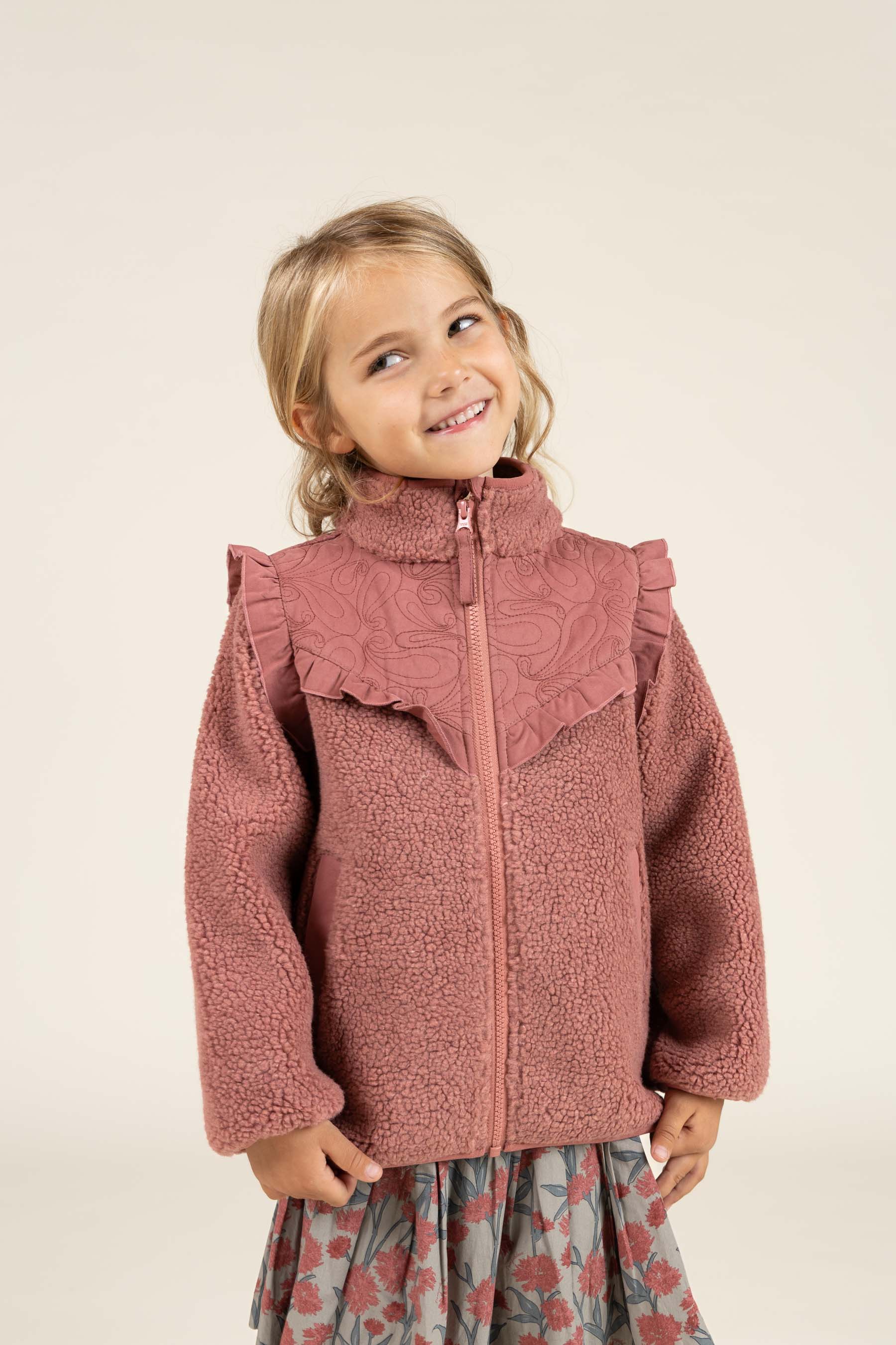 Ritsjack met ruches - Kids - Old Rose | 100636 Madison