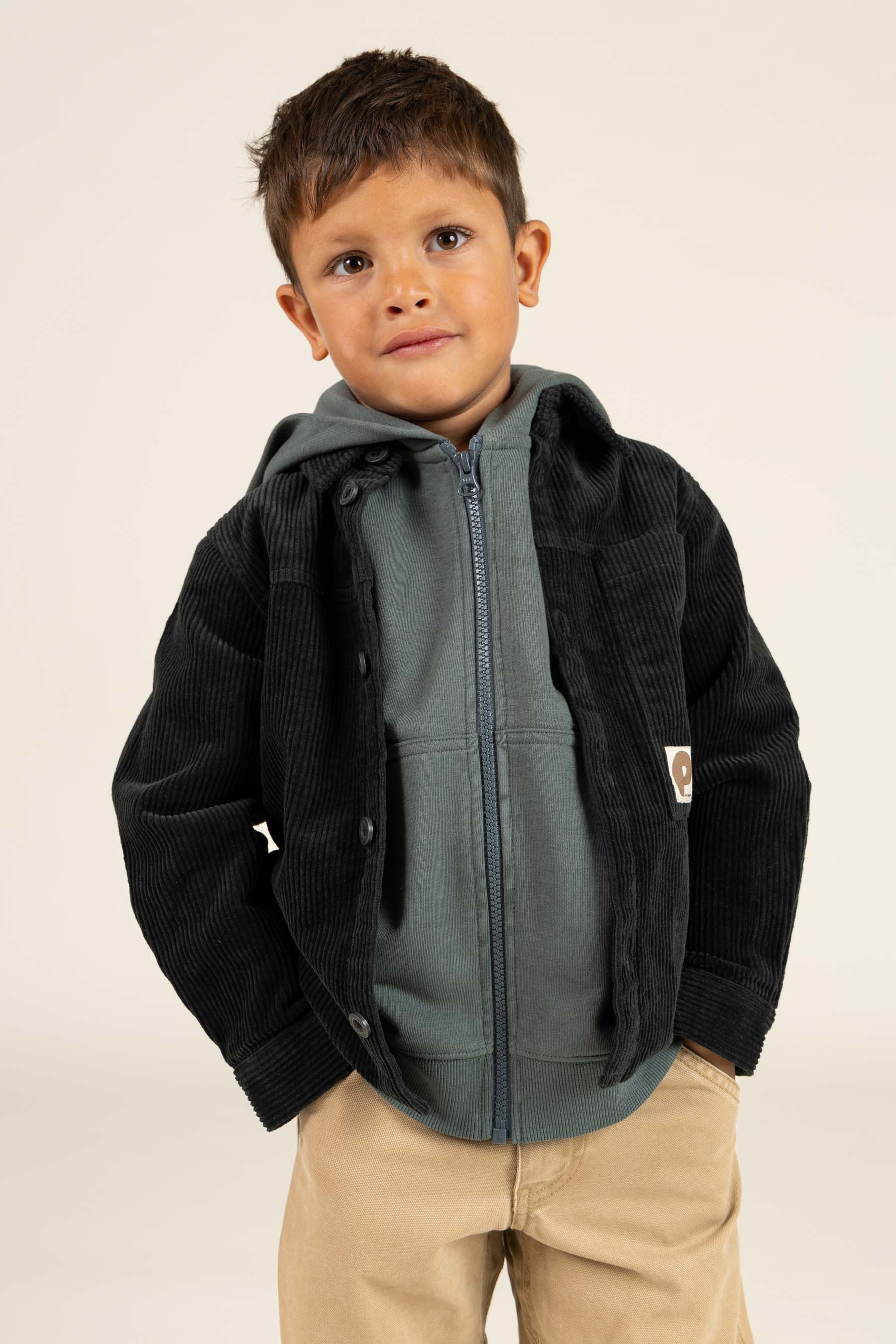 Corduroy overhemd - Kids - Forest Green | 100596 Jace