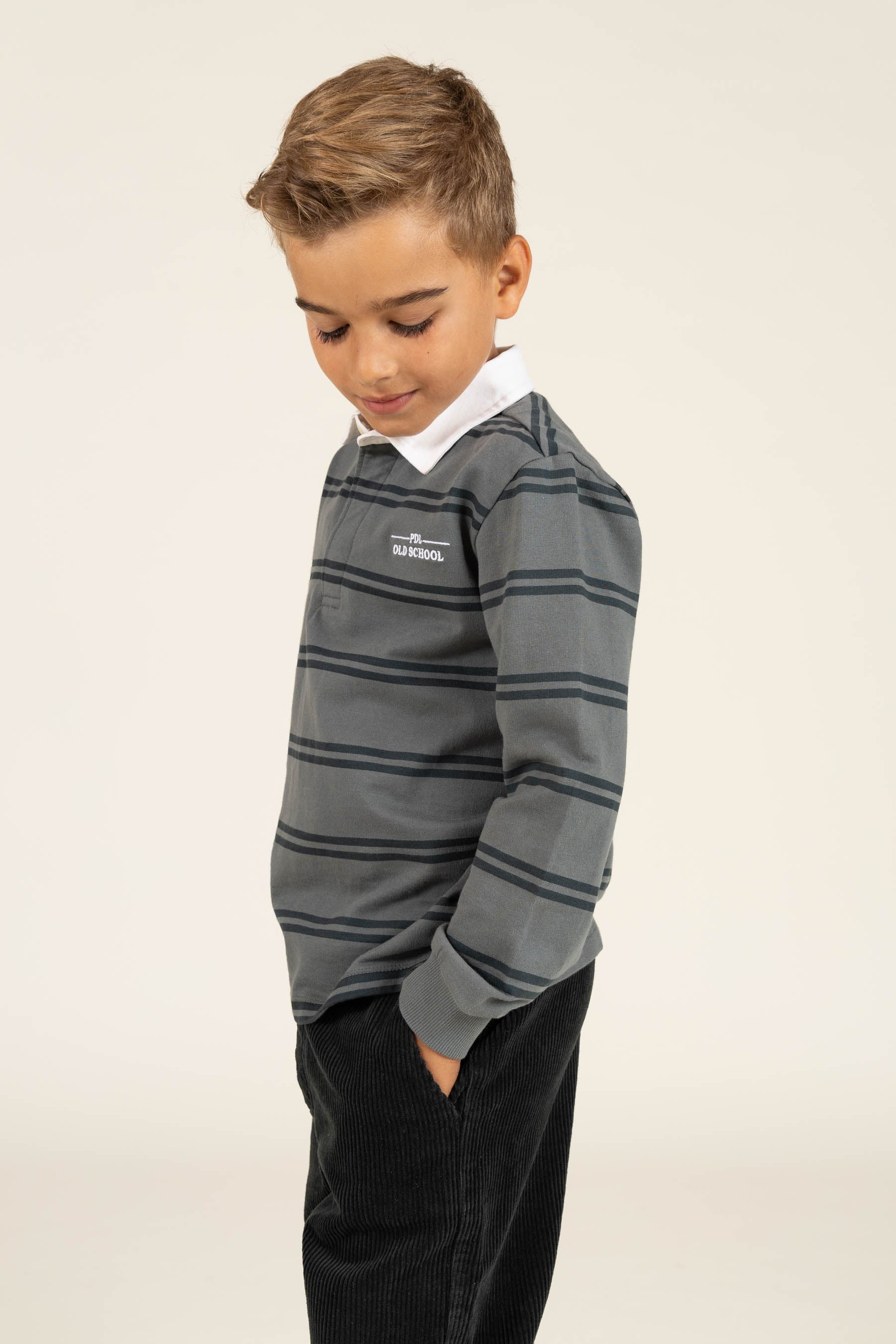 Corduroy broek met koord - Tween - Forest Green | 100601 Jace