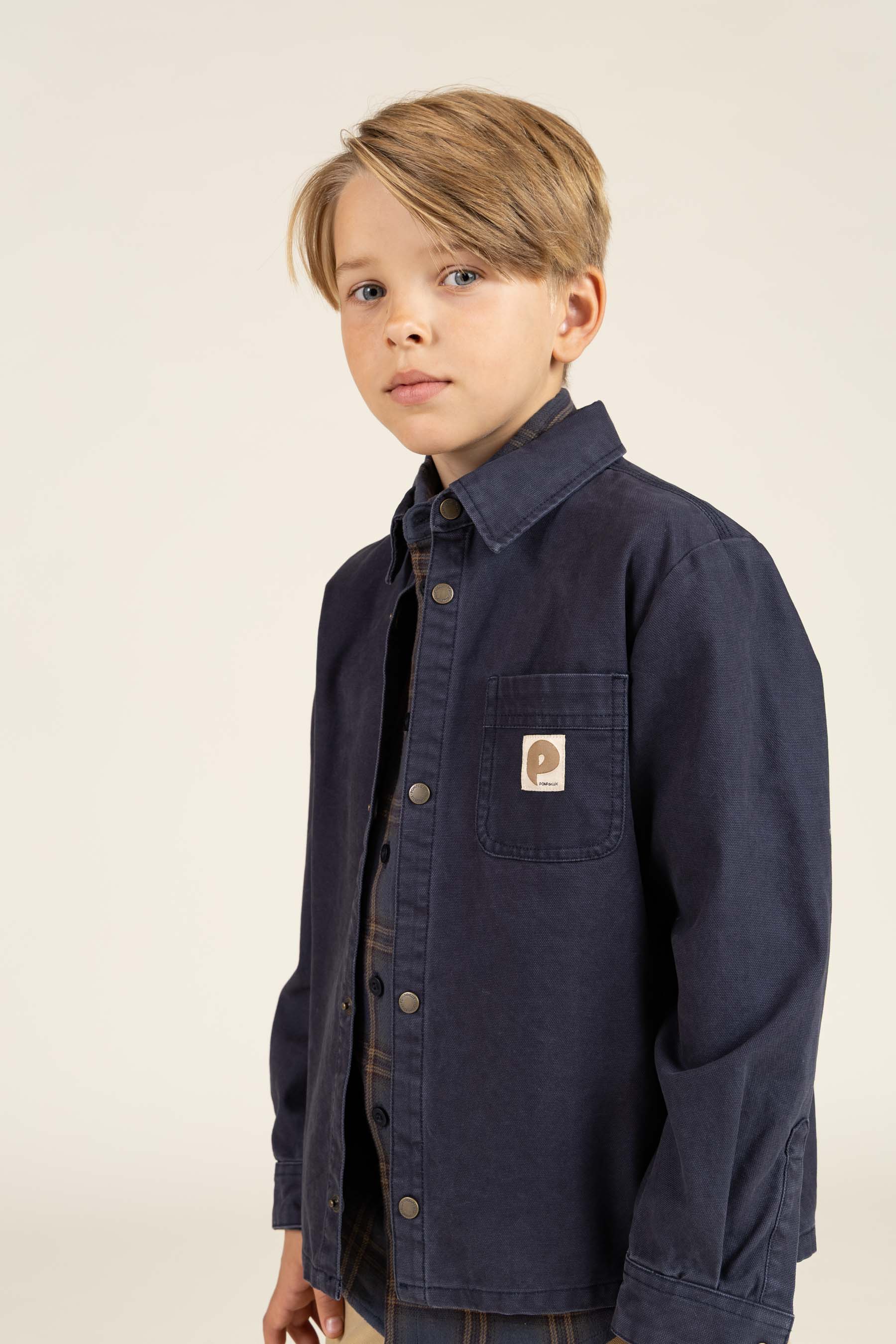 Canvas Overshirt  - Tween - Navy | 100345 Dereck