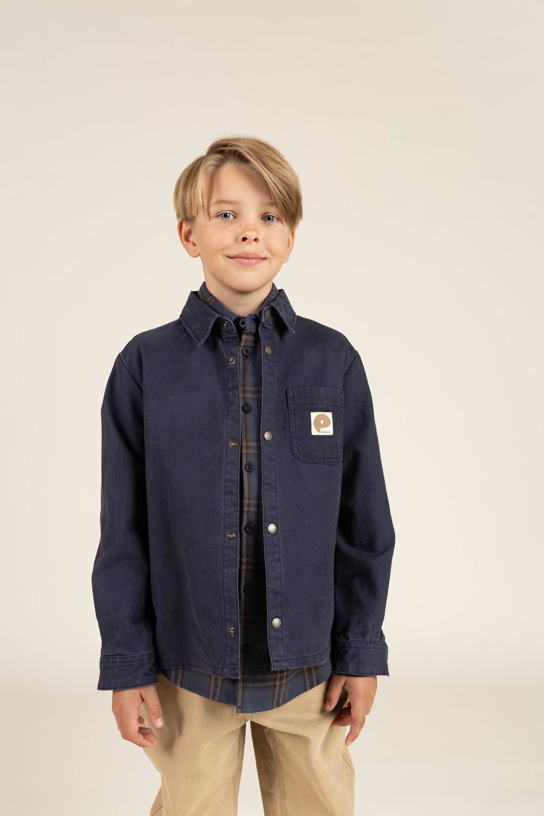 Canvas Overshirt  - Tween - Navy | 100345 Dereck