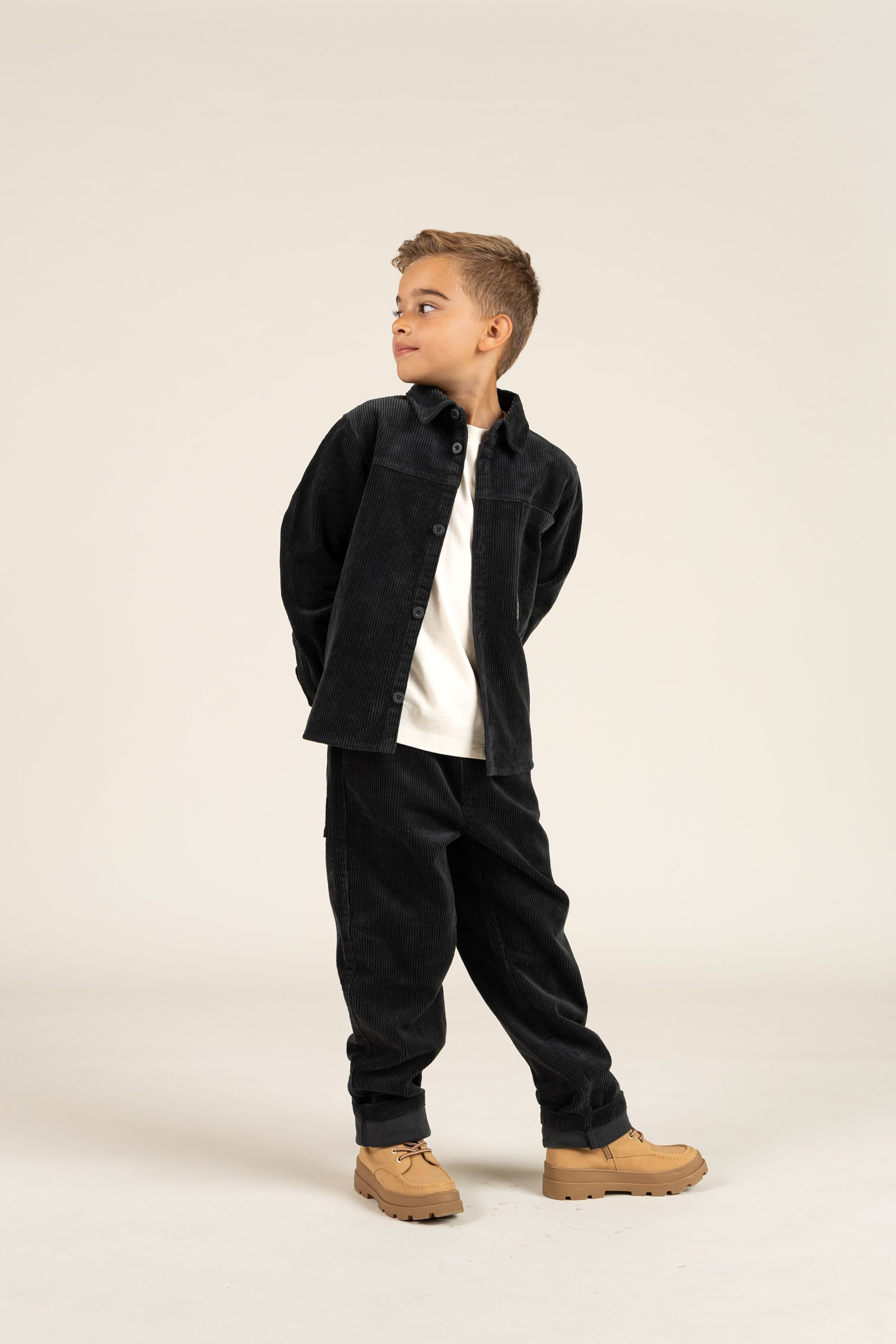 Oversized T-shirt met lange mouwen - Tween - Off White | 100853 August