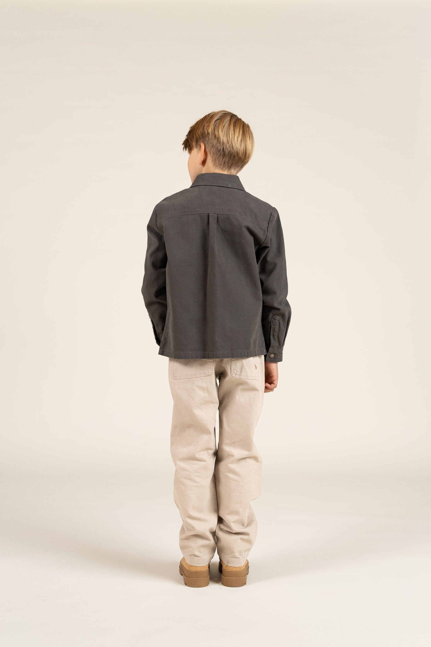 Canvas Overshirt  - Tween - Dark Grey | 100346 Dereck