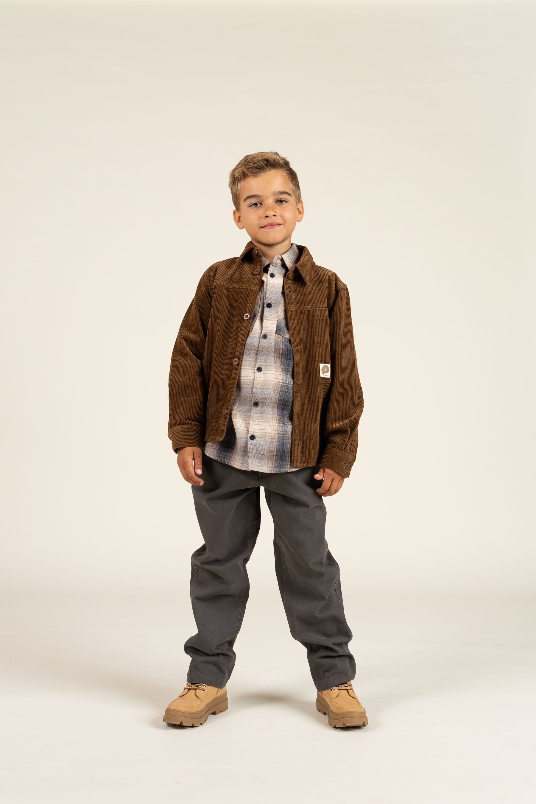 Corduroy overhemd - Tween - Coffee | 100599 Jace
