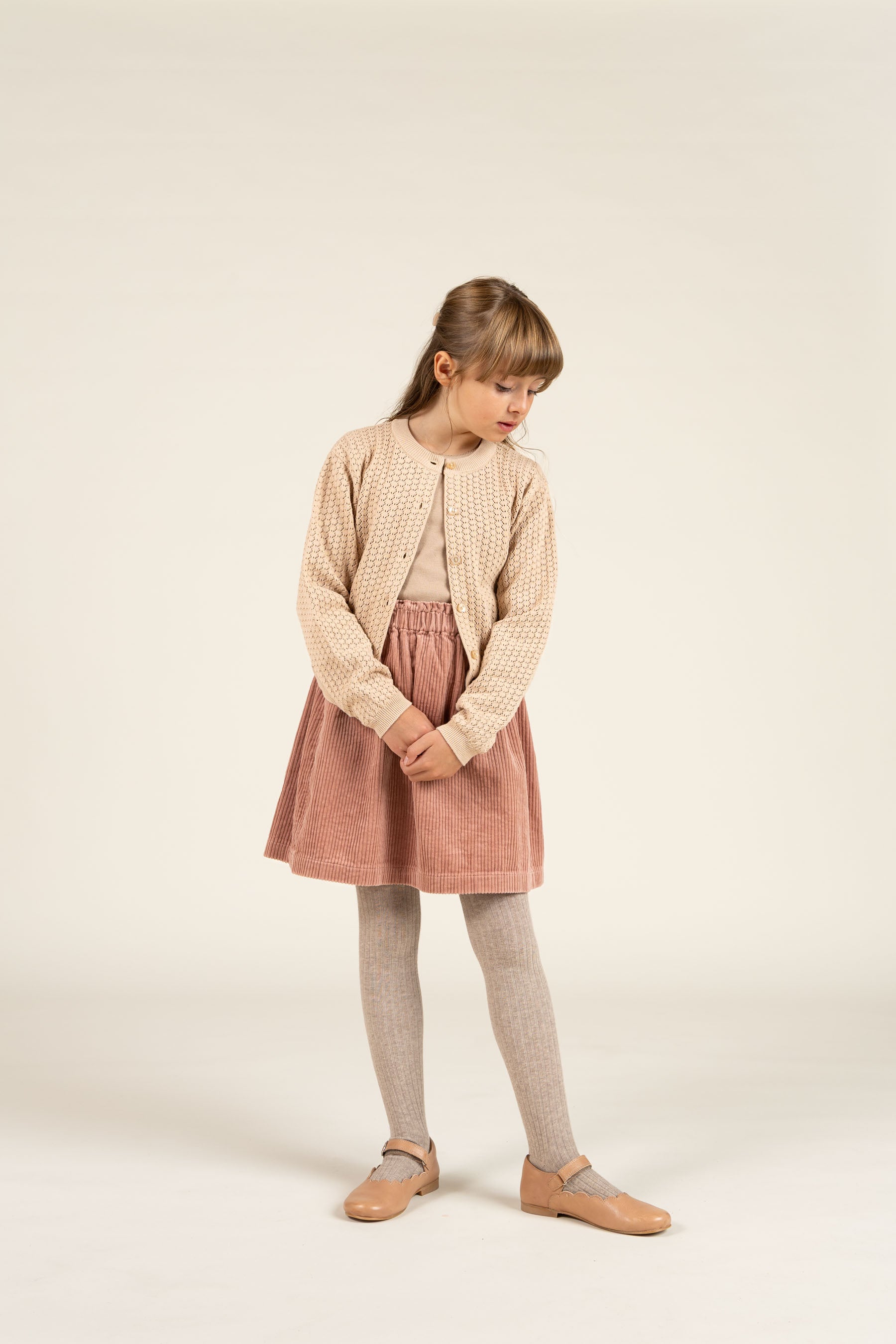 Gewaagde Corduroy Rok - Tween - Rose | 100623 Margot
