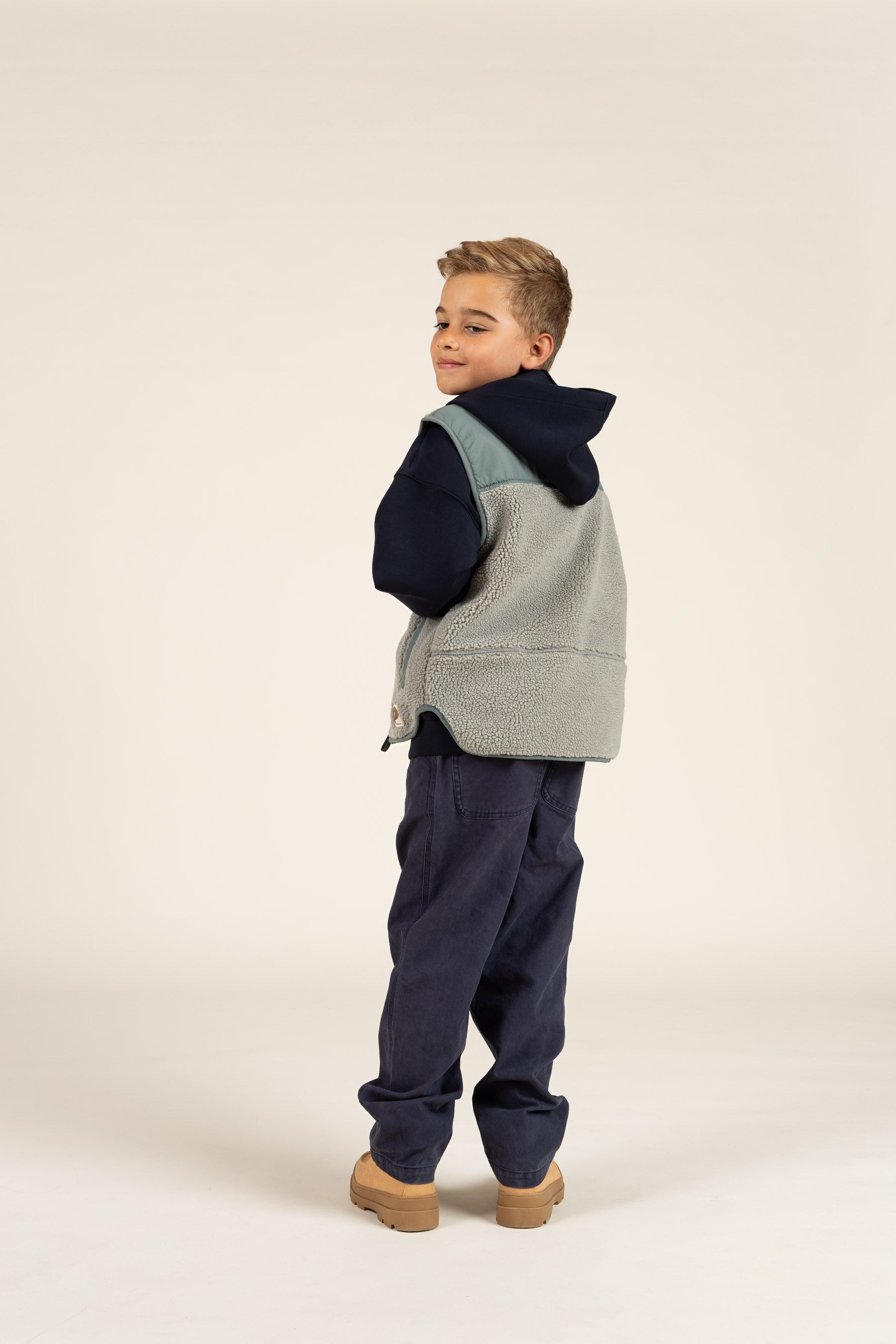 Vest met rits - All - Dusty Green | 100635 Elliot