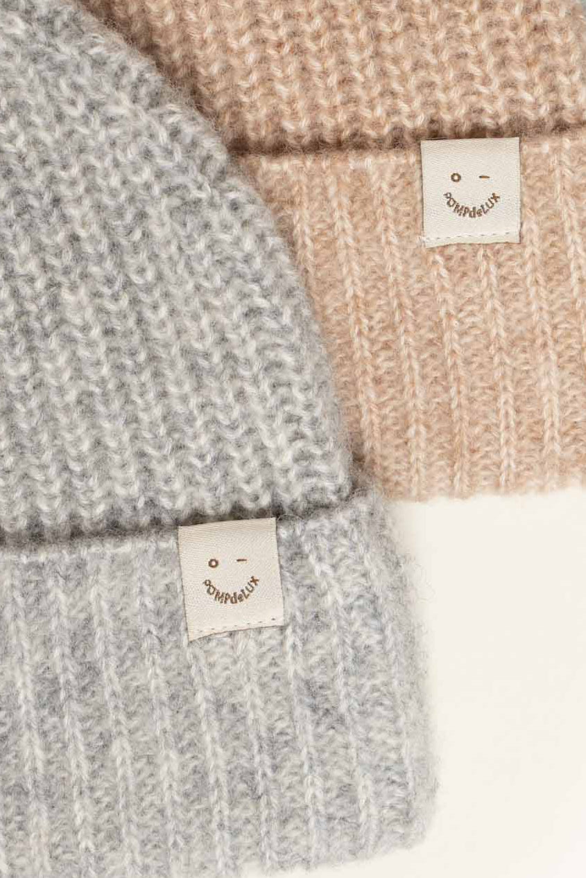 wollen muts - All - Beige Melange | 100751 Cork
