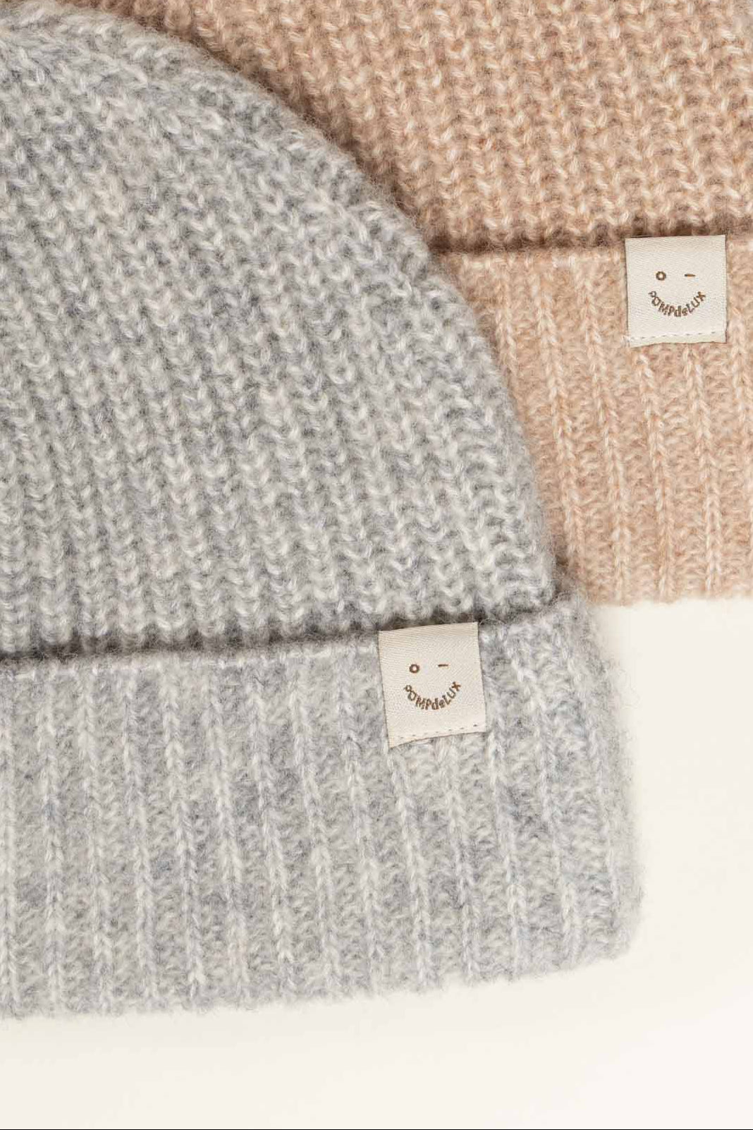 wollen muts - All - Grey Melange | 100749 Cork