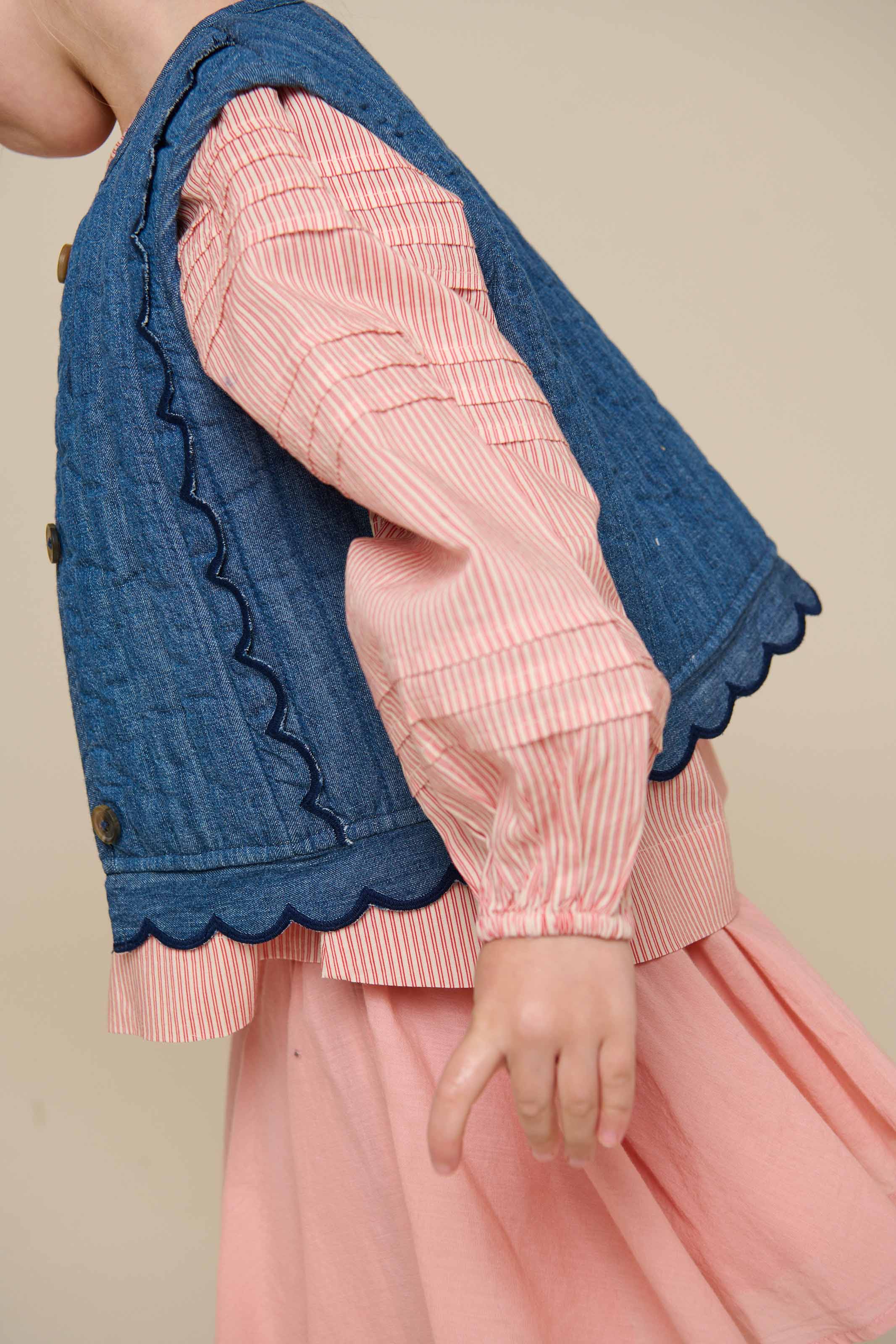 Gewatteerde Spijkerjasje - Kids - Blue Denim | 101052 Isabella