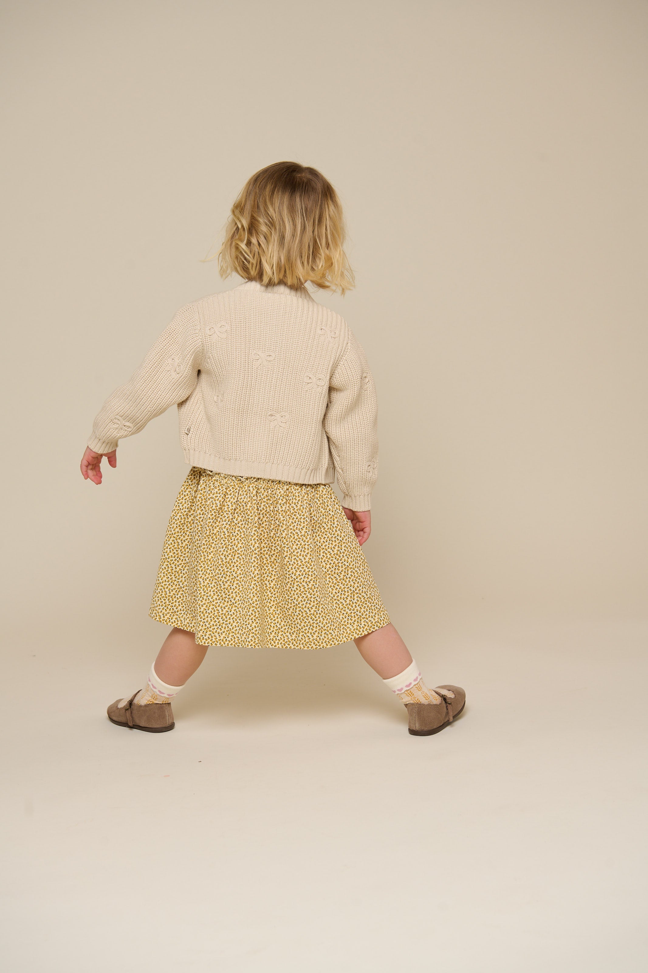 Jersey jurk - Kids - Yellow | 101223 Lea