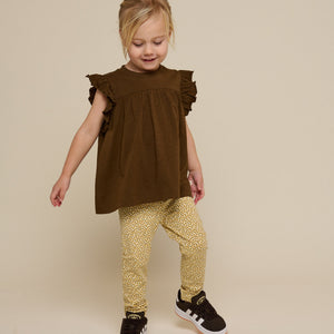 Jersey leggings - Kids - Yellow | 101227 Lea