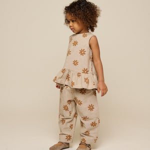 Bedrukte Katoenen Broek - Kids - Sand | 101207 Molly