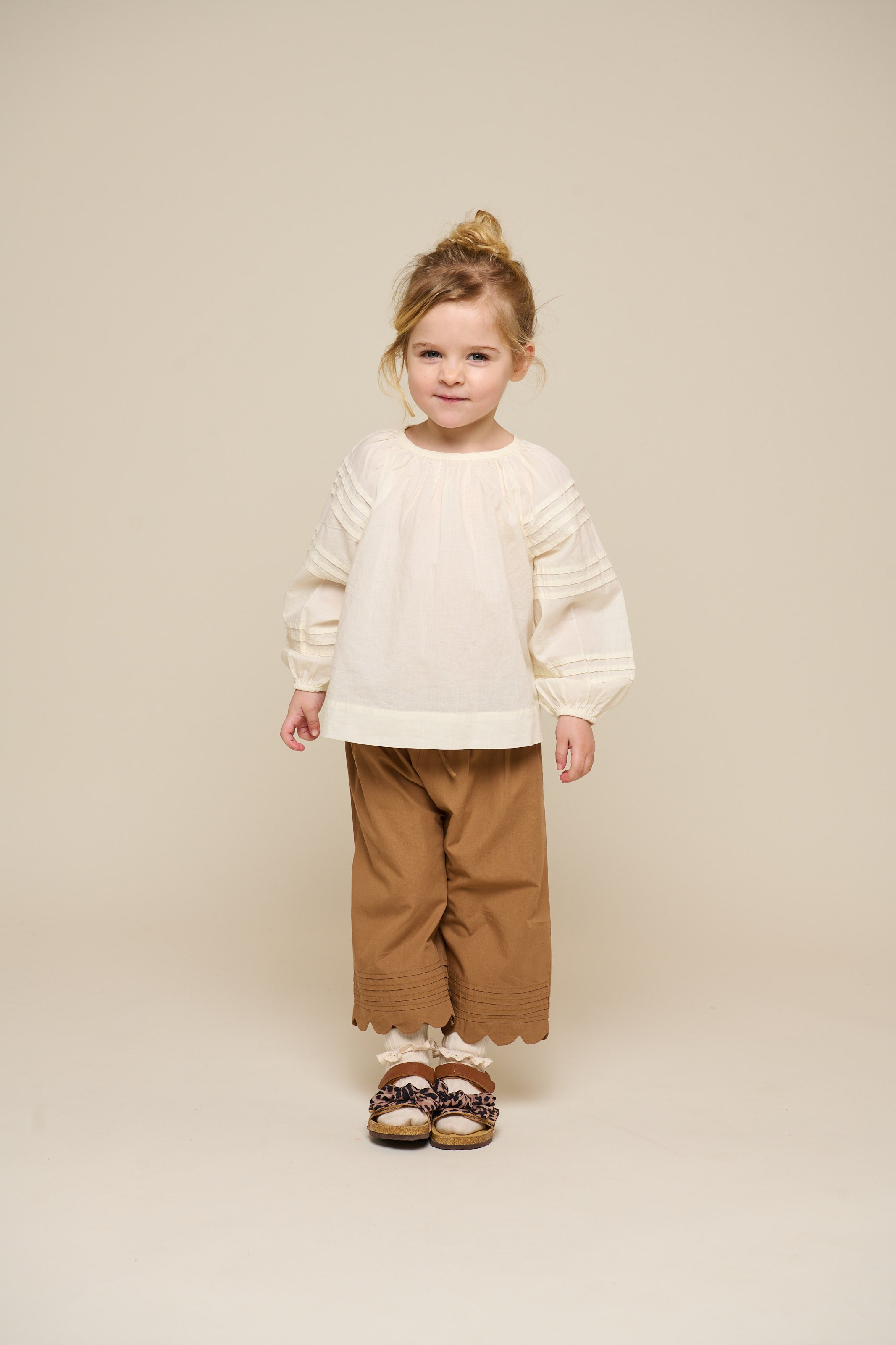 Blouse met lange mouwen - Kids - Offwhite | 100988 Willa