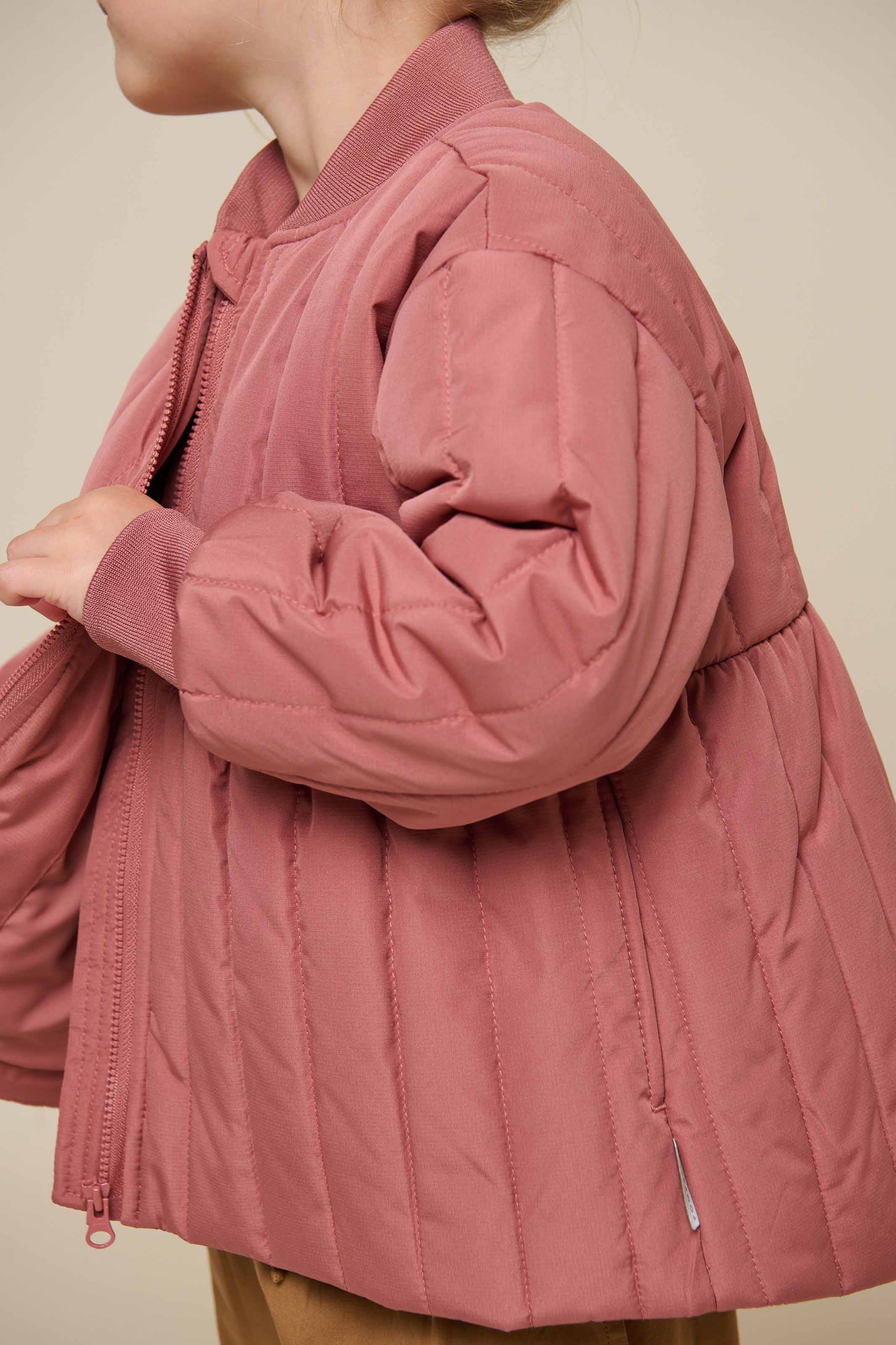 Thermische Tech Jas - Kids - Old Rose | 101108 Elle