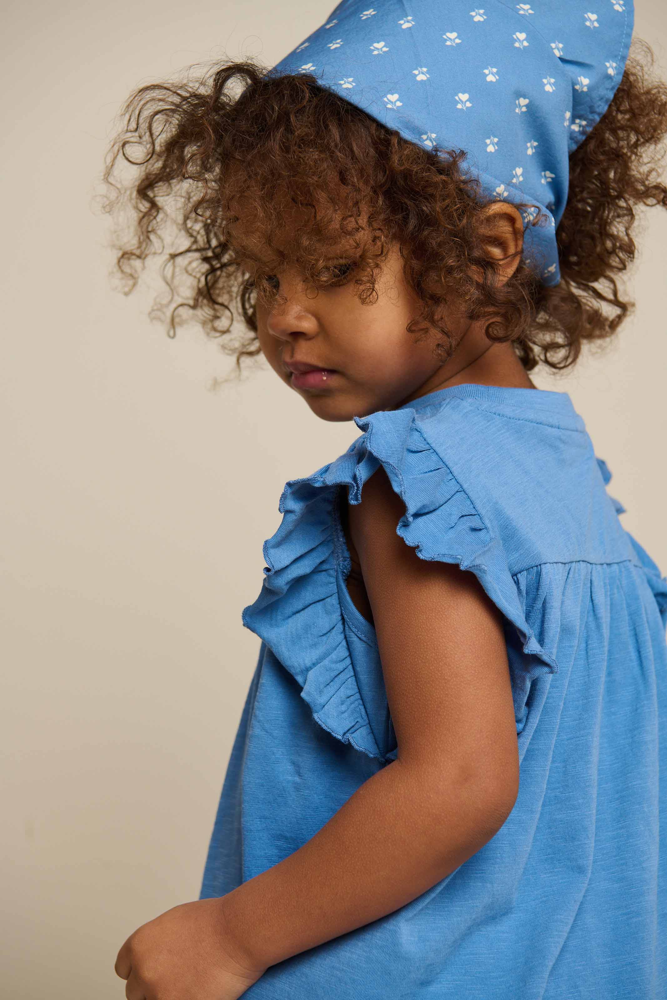 Jersey blouse - Kids - Blue | 101330 Lucia