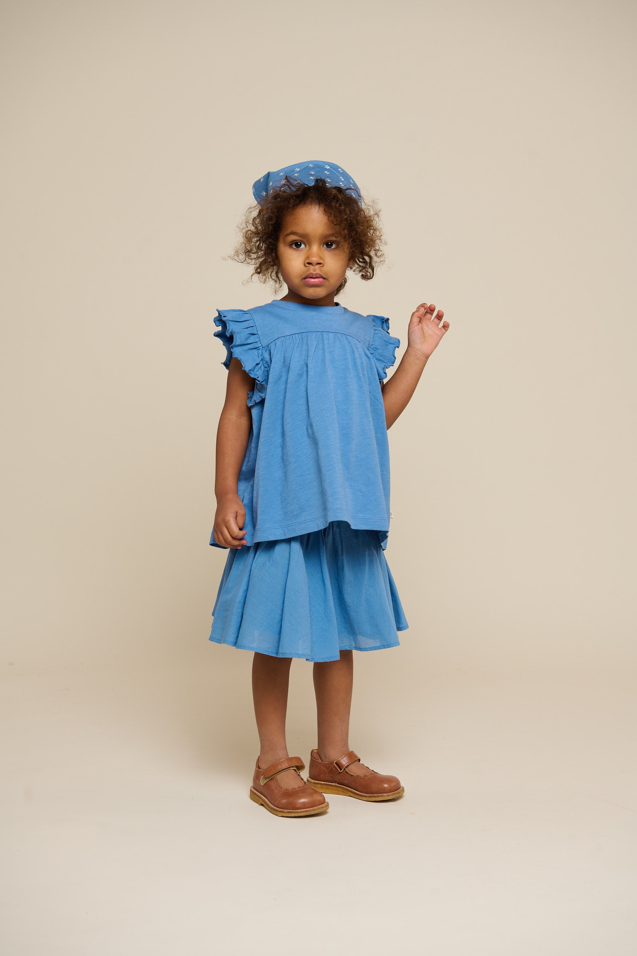 Jersey blouse - Kids - Blue | 101330 Lucia