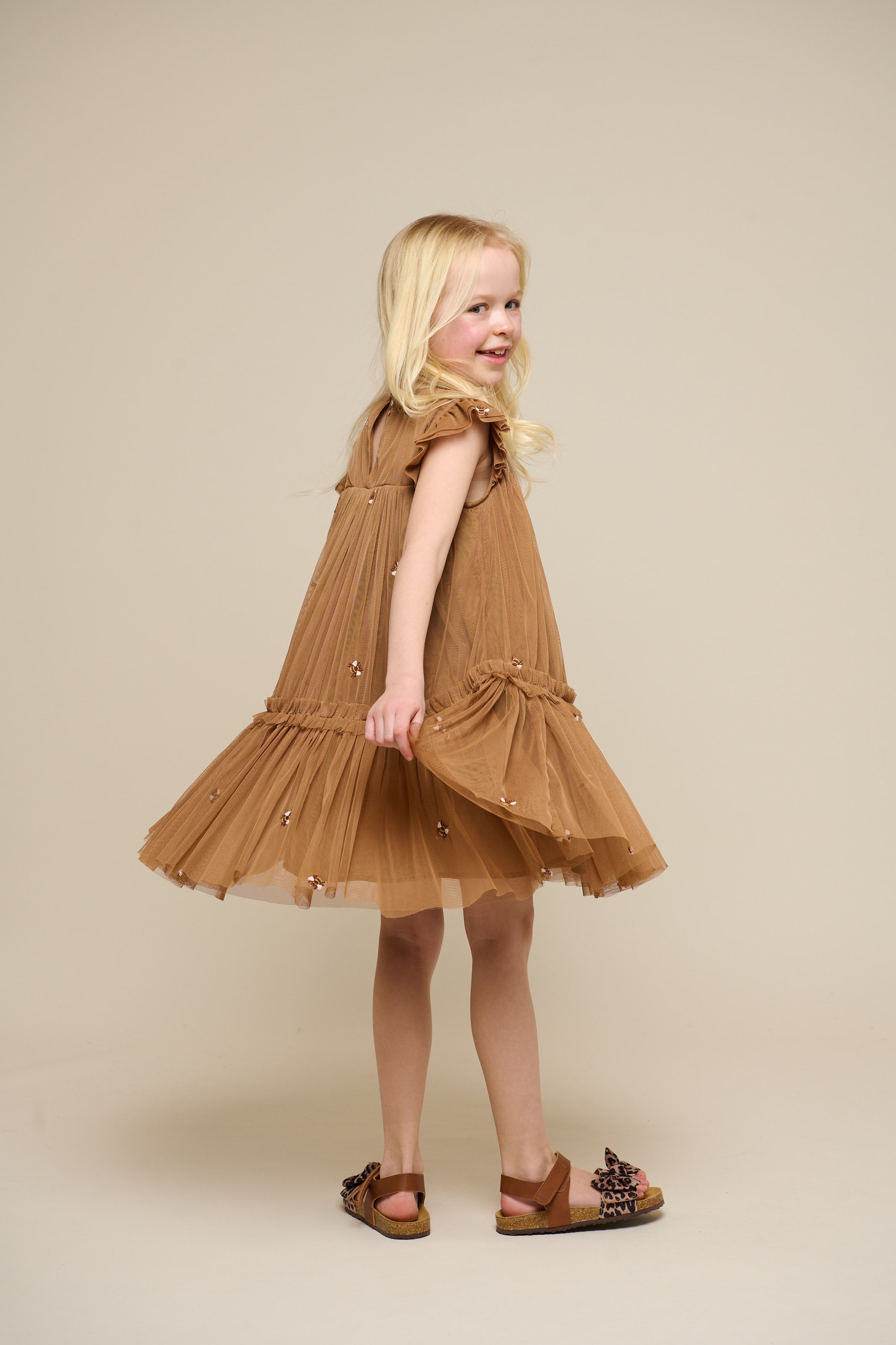Honingbij Tule Jurk - Tween - Coconut | 100965 Daisy