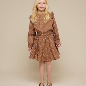 Bedrukte Popeline Overhemdblouse - Tween - Coconut | 101088 Camilla