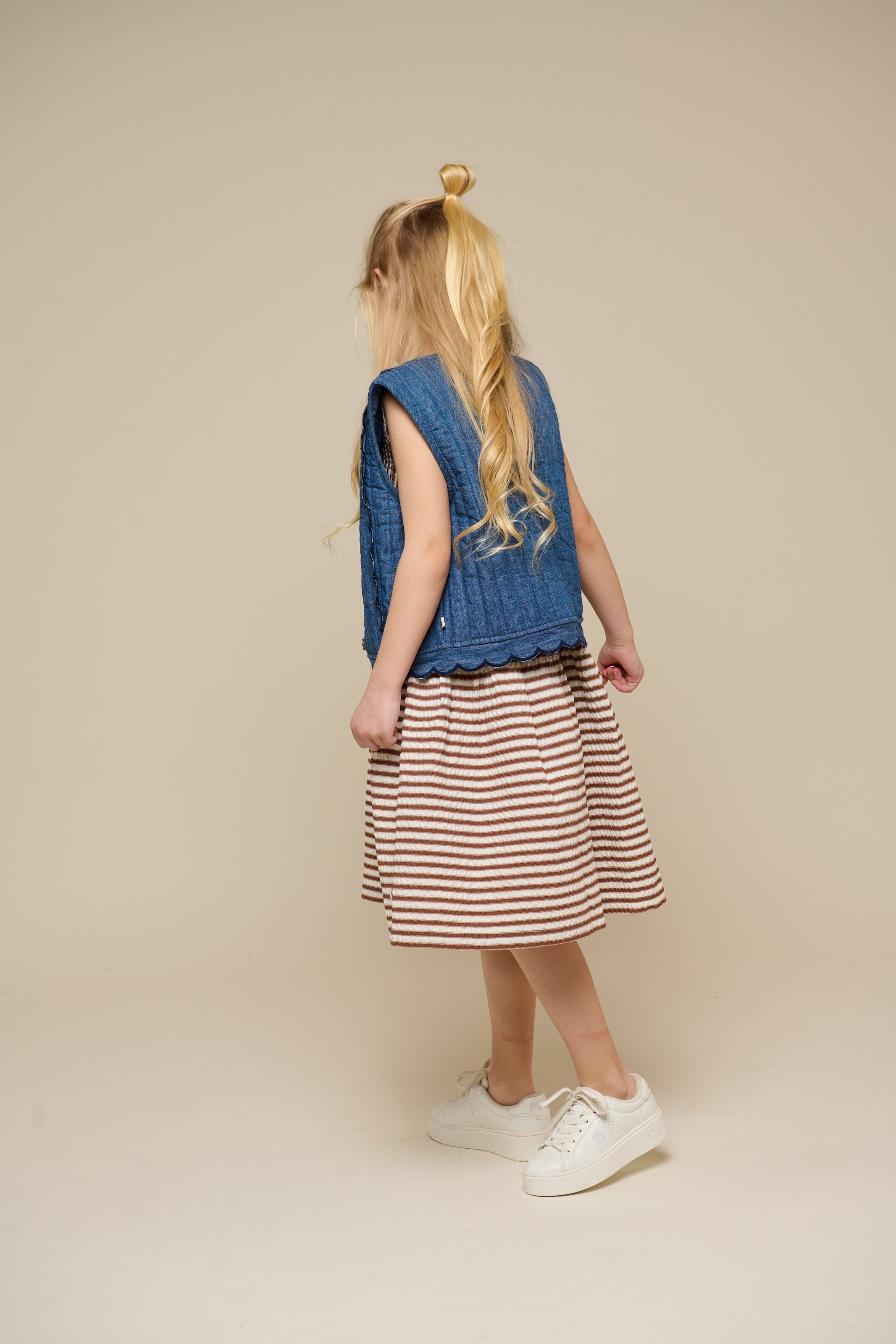 Gewatteerde spijkerjas - Tween - Blue Denim | 101083 Isabella