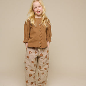 Bedrukte Katoenen Broek - Tween - Sand | 101208 Molly