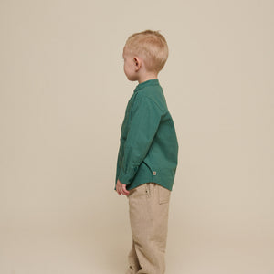 Geweven Katoenen Broek met Textuur - Kids - Sand | 101199 Walter