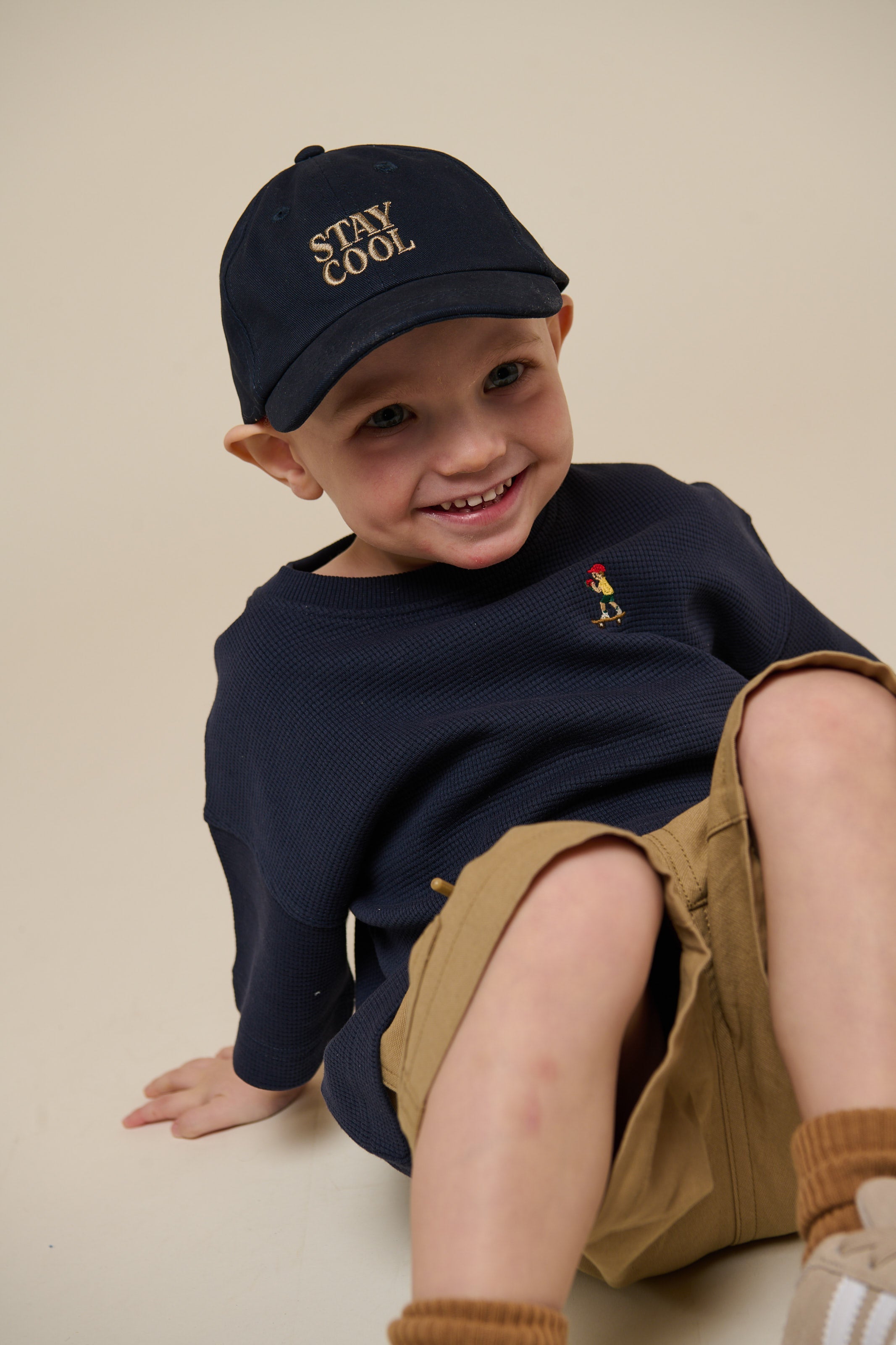 Blijf Cool Canvas Pet - Kids - Navy | 101401 Owen