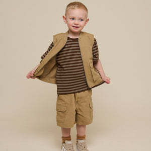 Gestreept T-shirt - Kids - Dark Brown | 101177 Otto