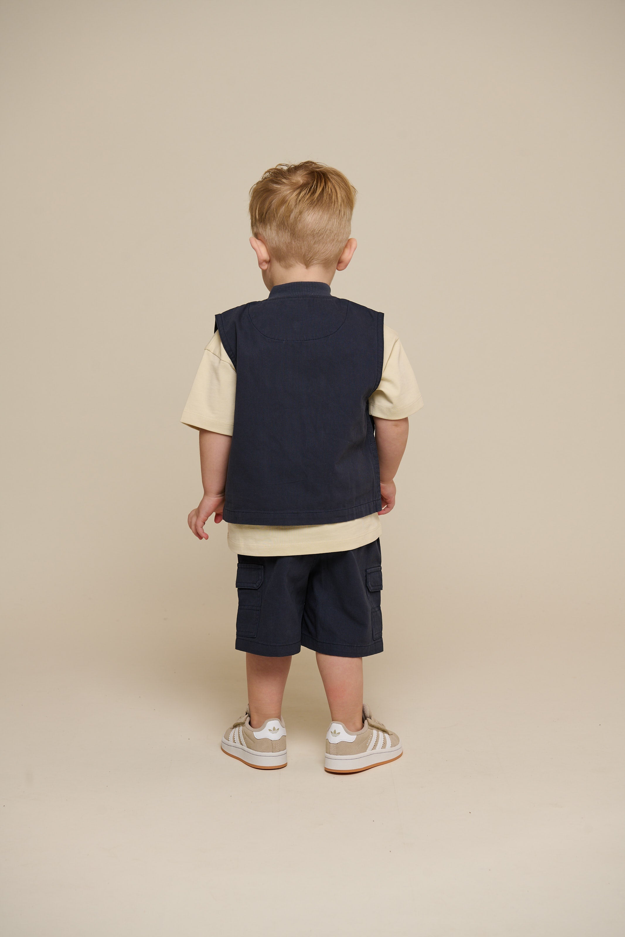 Canvas Cargo Gilet - Kids - Navy | 101130 Isack