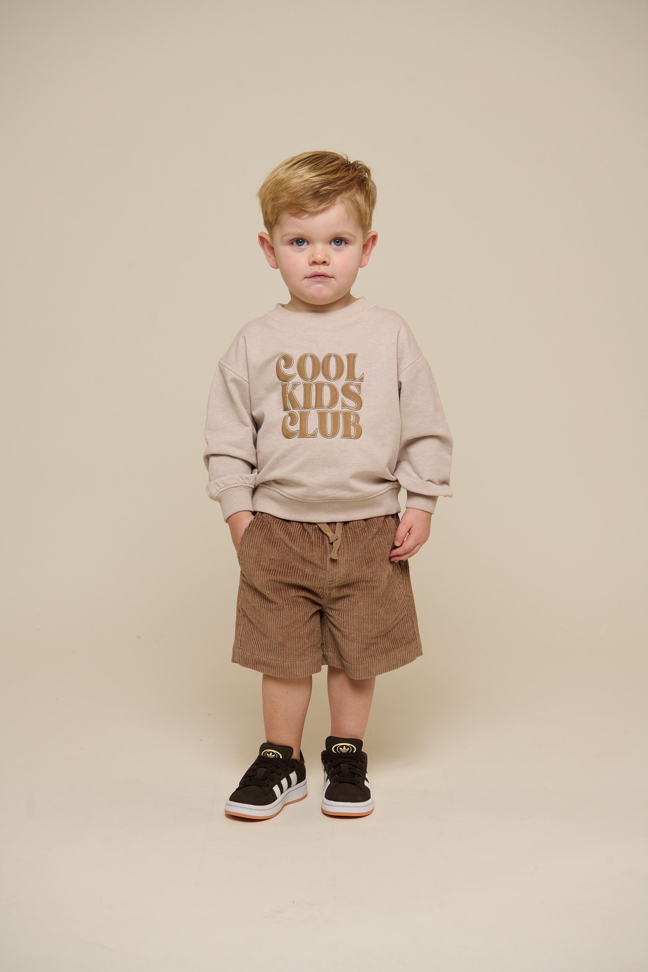 Crewneck sweatshirt - Kids - Nature melange | 101163 Nathan