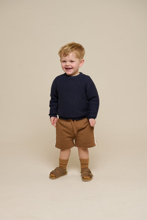 Gebreid Effen - Kids - Navy | 101281 Brady