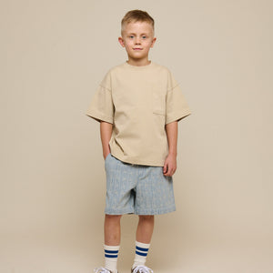 T-shirt met Zak - Tween - Light Sand | 101147 Jasper
