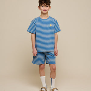 Gestreept T-shirt - Tween - Dusty Blue | 101180 Otto