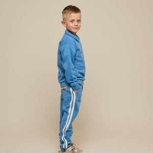Sweatpants met Tape - Tween - Dusty Blue | 101258 Carter