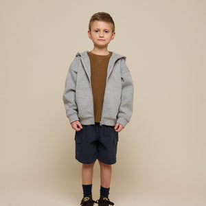 Gestructureerd T-shirt met lange mouwen - Tween - Coffee | 100706 Malthe