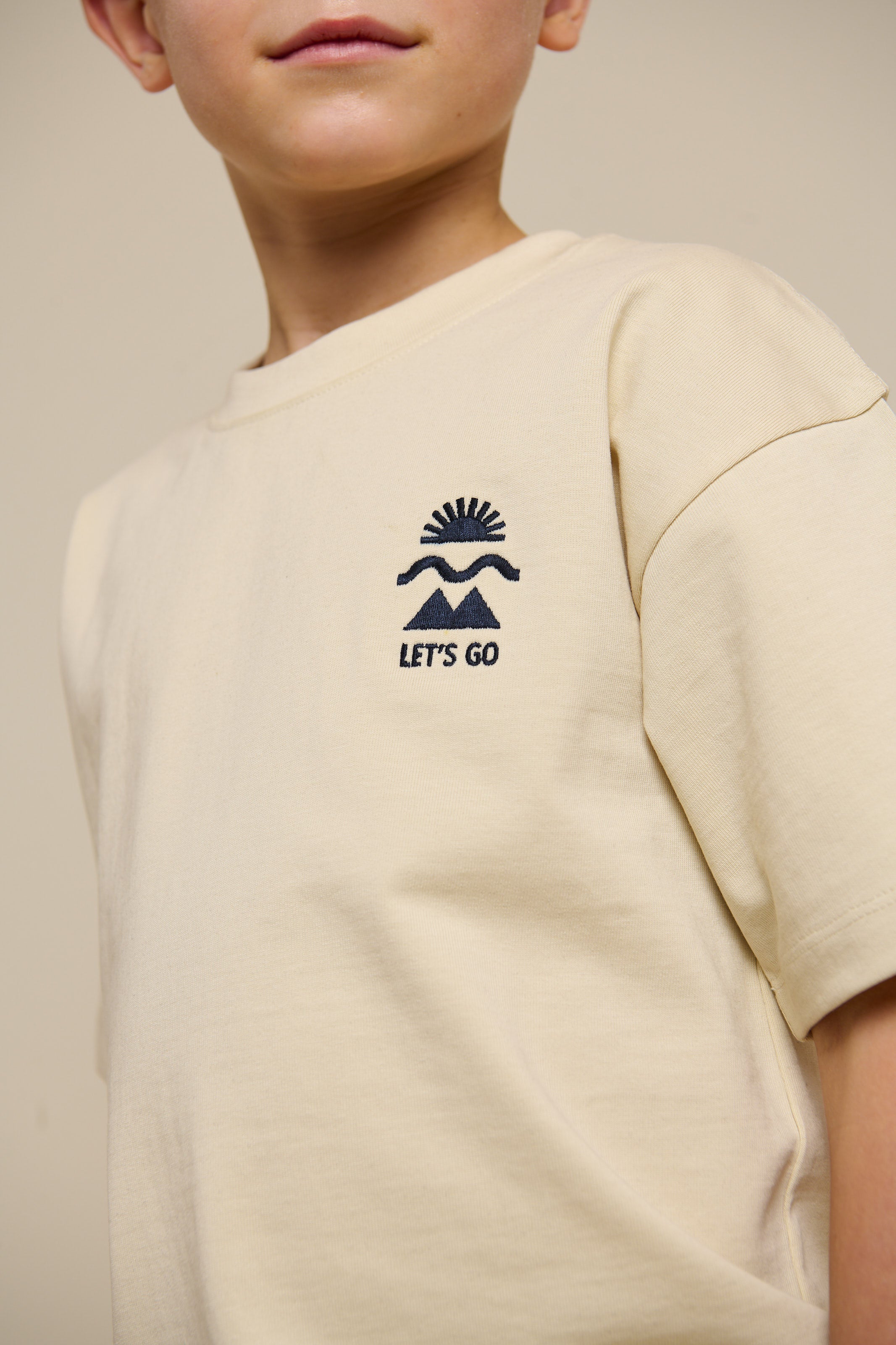 T-shirt van Zware Jersey - Tween - Offwhite | 101335 Jesse