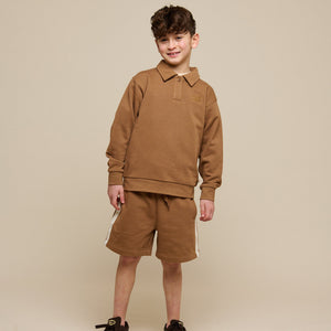 Sweatshorts met tape - Tween - Coconut | 101264 Carter