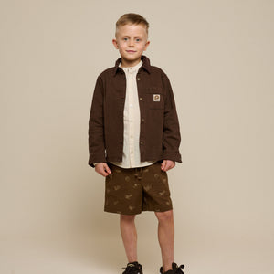 Twill overhemd - Tween - Chocolate | 100611 Carter