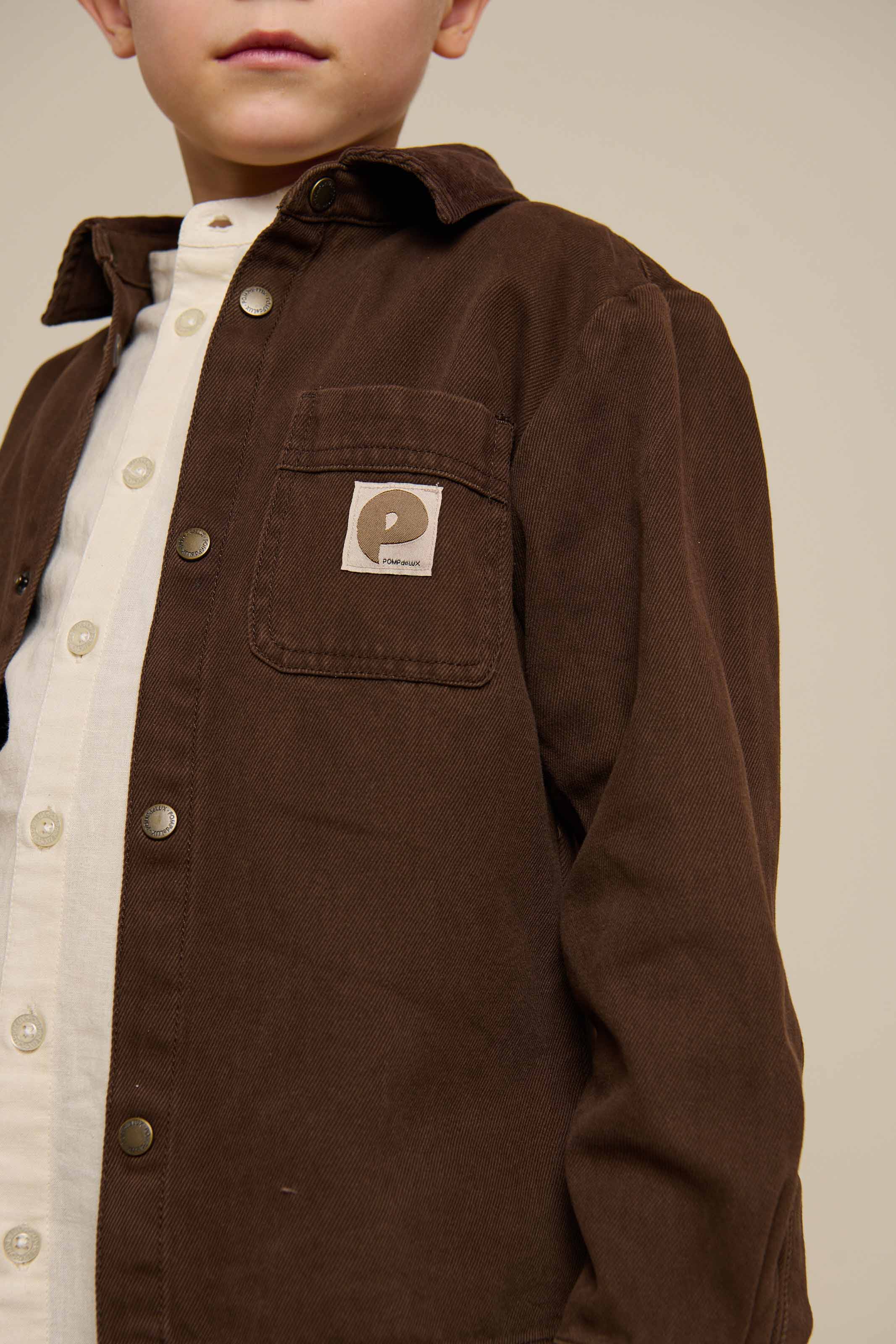 Twill overhemd - Tween - Chocolate | 100611 Carter