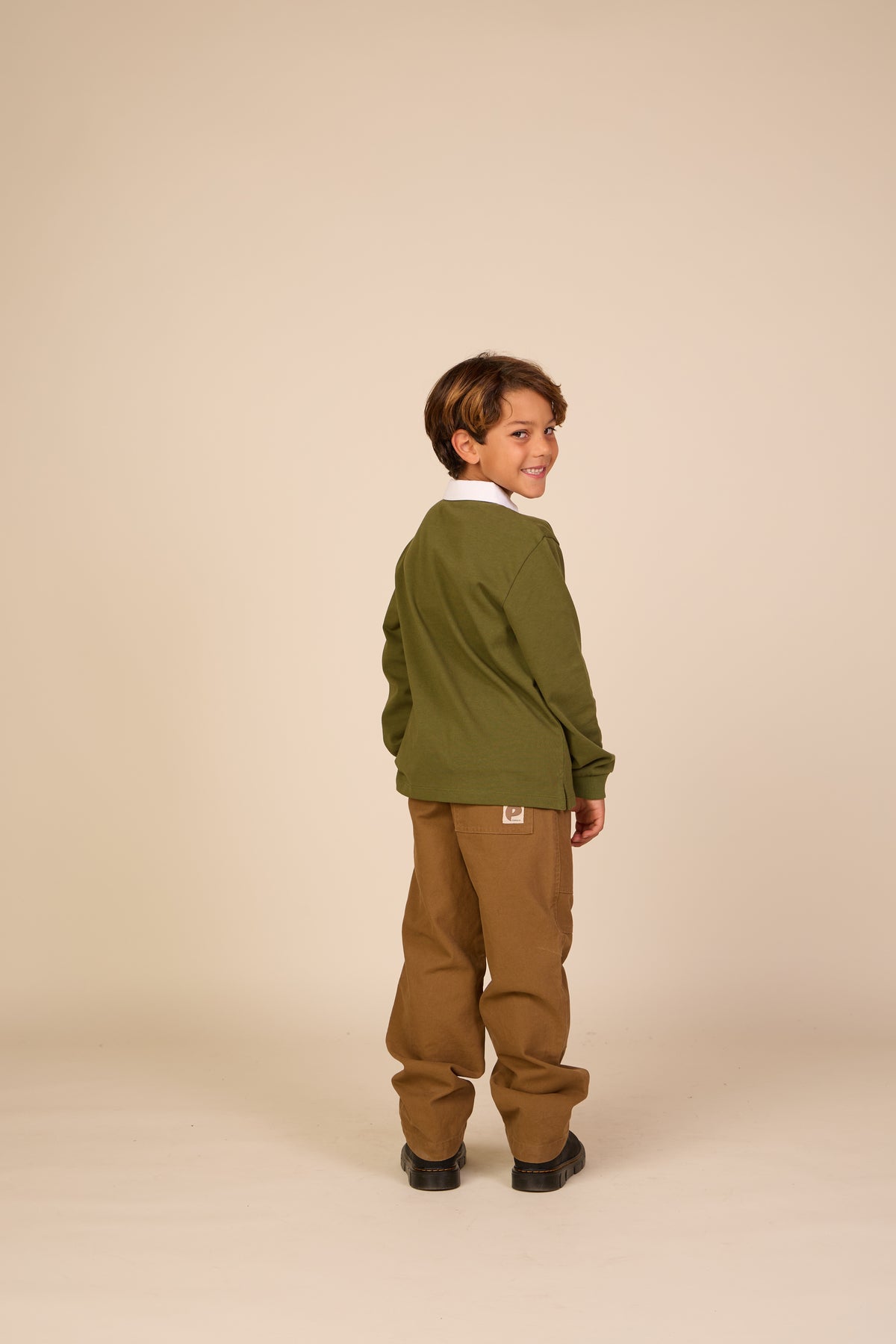 Canvas broek met opgestikte zakken Tween - Light Brown | 101534 Greyson
