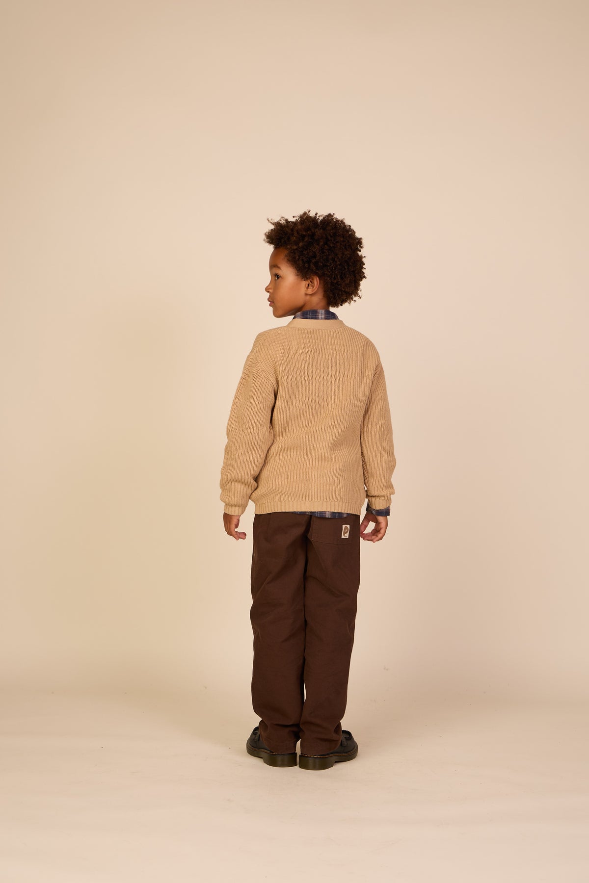 Brioche gebreid vest - Tween - Beige | 101246 Clark