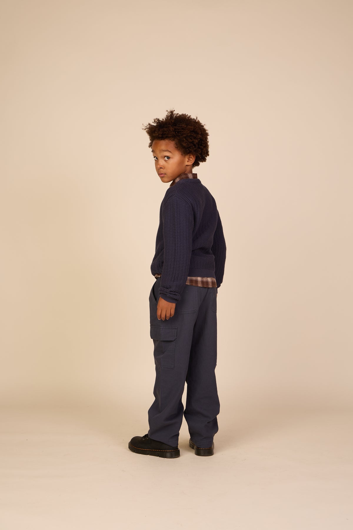 Effen Gebreid - Tween - Navy | 101282 Brady