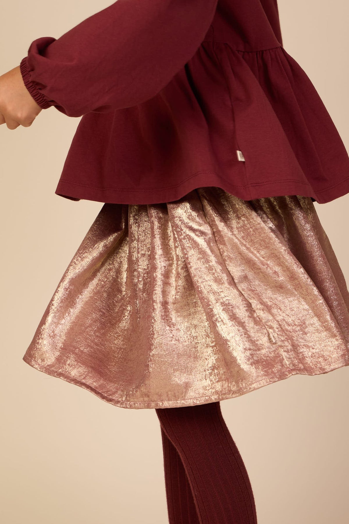 Rok met foliefinish Kids - Dusty Rose | 101673 Sylvia