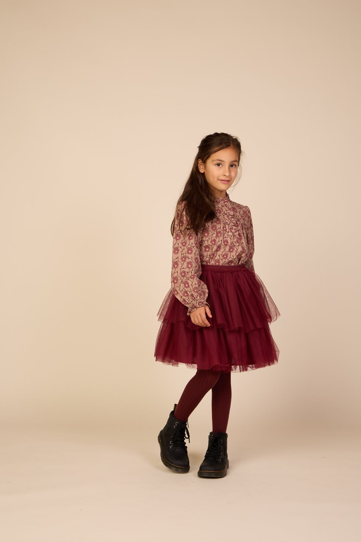 Tule rok Tween - Bordeaux | 101504 Bianca
