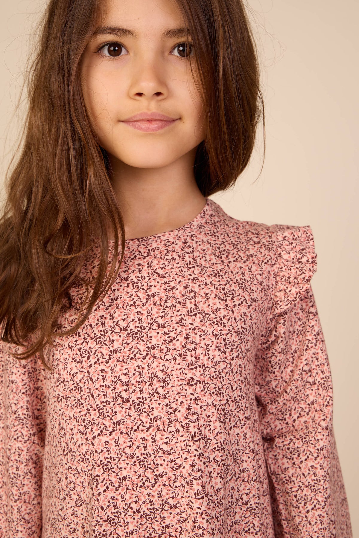 Jersey jurk met print Tween - Rose/Bordeaux | 101556 Heidi