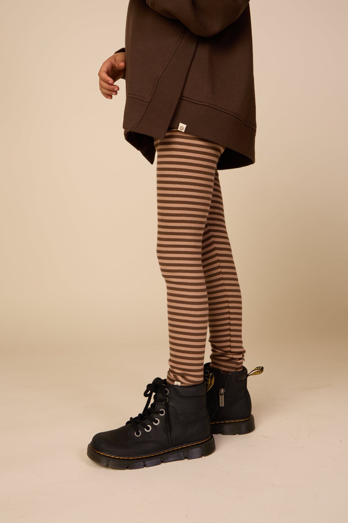 Gestreepte riblegging Tween - Brown/Light Brown | 101611 Gloria