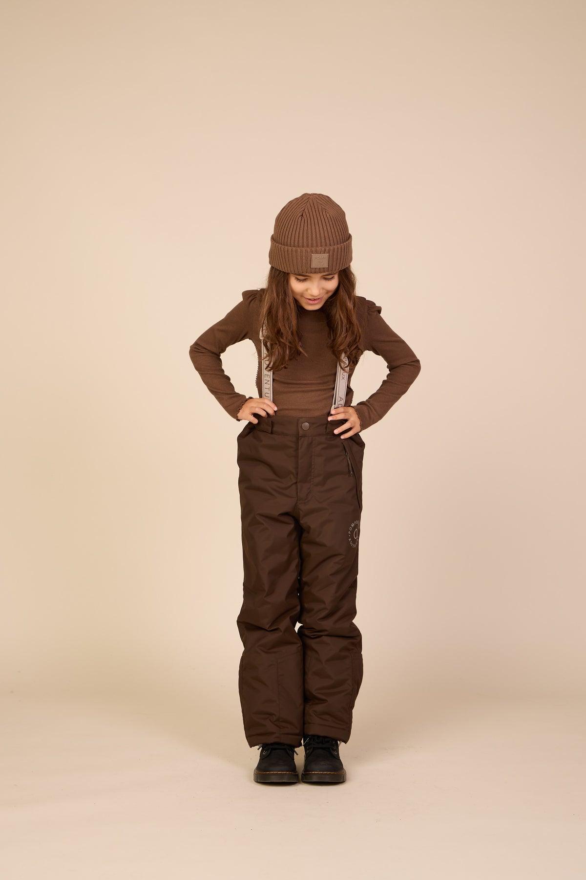 Adventure® skibroek Tween - Dark Brown | 101421 Sky